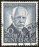 Stamps Germany -  DEUTSCHE BUNDES POST - FRIDTJOF NANCEN