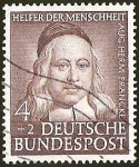 Stamps Germany -  DEUTSCHE BUNDES POST - AUG. HERM. FRANCKE