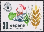 Stamps Spain -  DIA MUNDIAL DE LA ALIMENTACIÓN