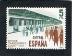 Stamps : Europe : Spain :  2562- UTILICE TRANSPORTES COLECTIVOS- METRO