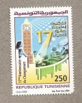 Stamps Africa - Tunisia -  17 Aniv. del Cambio