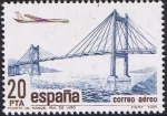 Stamps Spain -  CORREO AEREO. PUENTE DE RANDE SOBRE LA RIA DE VIGO
