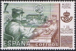 Stamps : Europe : Spain :  MUSEO POSTAL. TELEGRAFISTA