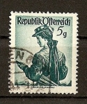 Stamps Austria -  Trajes Regionales / Salzbourg.