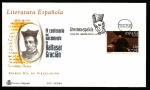 Stamps Spain -  Literatura Española - IV centº nacimiento de Baltasar Gracián - SPD