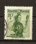 Stamps : Europe : Austria :  Trajes Regionales / Vorarlberg.
