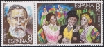 Stamps : Europe : Spain :  MAESTROS DE LA ZARZUELA. TOMÁS BRETÓN