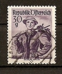 Stamps Austria -  Trajes Regionales / Salzbourg - Pongau.