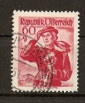 Stamps Austria -  Trajes Regionales / Carinthie.