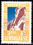 Stamps Uruguay -  Monumentos de Nubia	