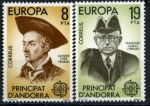 Stamps Andorra -  A. Española Europa´80