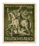 Stamps : Europe : Germany :  1943-GRAN ALEMANIA(Estatua de Saint Georges)