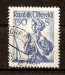 Stamps Austria -  Trajes Reginales / Vienna.
