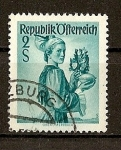 Stamps Austria -  Trajes Regionales / Alta Austria.