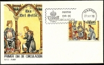 Stamps Spain -  Día del sello 1986 - correo de ricos-hombres - SPD