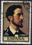 Stamps : Europe : Spain :  EDUARDO ROSALES. ROSALES POR FEDERICO MADRAZO