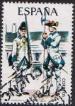 Sellos de Europa - Espaa -  UNIFORMES MILITARES IV GRUPO. SARGENTO Y GRANADERO DE TOLEDO, 1750