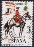 Stamps Spain -  UNIFORMES MILITARES IV GRUPO. REGIMIENTO DE LA REINA, LÍNEA, 1763