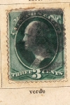 Stamps : America : United_States :  Presidente Washington Ed 1870