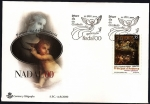 Stamps Andorra -  Navidad 2000  San Esteve - Cuadro de las ánimas (Joan Casanovas) - SPD