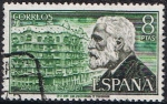 Stamps Spain -  PERSONAJES ESPAÑOLES. ANTONIO GAUDÍ