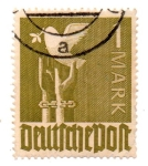 Stamps : Europe : Germany :  1949-1 MARK-Fili (G)