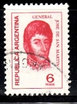 Stamps : America : Argentina :  General San Martin	