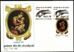 Stamps Andorra -  Navidad 1994 - Madona siglo XVIII - SPD