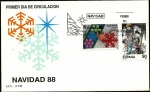 Stamps Spain -  Navidad 1988 - SPD
