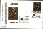 Stamps Andorra -  Navidad 1991 Vigen trijérusa - SPD