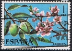 Stamps Spain -  FLORA 1975. ALMENDRO