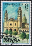 Stamps Spain -  HISPANIDAD. URUGUAY. CATEDRAL DE MONTEVIDEO