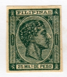 Sellos de Asia - Filipinas -  Alfonso XII