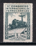 Sellos de Europa - Espa�a -  Edifil  479  XI  Congreso Internacional de Ferrocarriles. 