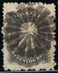 Stamps Brazil -  Scott  66  Emperador Don Pedro (3)