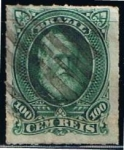Sellos de America - Brasil -  Scott  72 Emperador don Pedro (4)