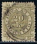 Stamps Brazil -  Scott  87a  Cifras