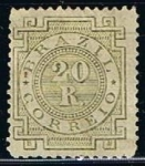 Stamps Brazil -  Scott  87a  Cifras (2)