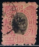 Stamps Brazil -  Scott  116  Cabeza de Libertad