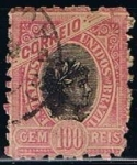 Sellos de America - Brasil -  Scott  116  Cabeza de Libertad