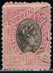 Stamps Brazil -  Scott  116  cabeza de Libertad (2)