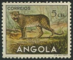 Sellos de Africa - Angola -  Leopardo