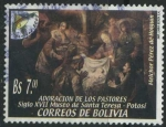 Sellos del Mundo : America : Bolivia : S1216 - Adoración de los Pastores