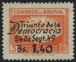 Stamps Bolivia -  SC137 - Triunfo de la Democracia