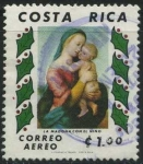 Stamps Costa Rica -  SC808 - La Madona con el niño