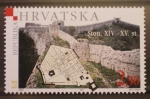Stamps : Europe : Croatia :  CASTILLO DE STON SIGLO XIV-XV