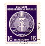 Stamps : Europe : Germany :  1954-TIMBRES de SERVICIOS-1956(FILI:P)