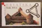 Stamps Croatia -  CASTILLO DE SISAK SIGLO XVI