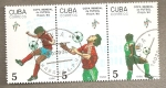 Stamps Cuba -  Copa Mundia deFútbol, Italia 1990