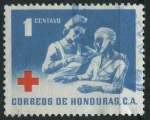 Stamps Honduras -  SRA8 - Enfermera y paciente